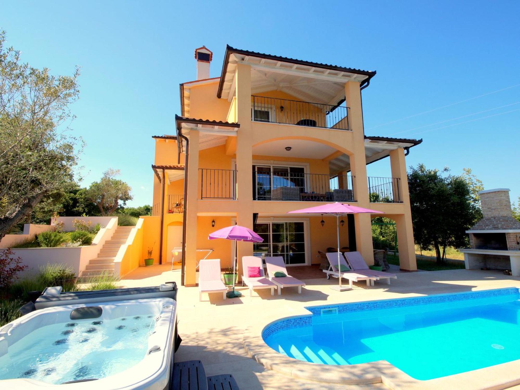 Lovely Villa With Pool, Wellness And Fenced Garden Rakalj Экстерьер фото
